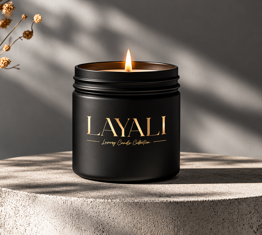 Soy Off-White Swirl Candle